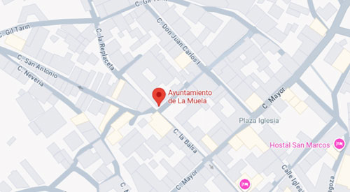 ubicación Registro Civil-Juzgado de Paz de La Muela